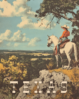 Texas Poster - Western and Southwestern Home Decor Wall Art Prints