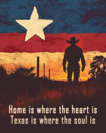 Texas Heart and Soul - Western and Southwestern Home Decor Wall Art Prints