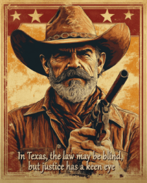 Texas Justice - Western and Southwestern Home Decor Wall Art Prints