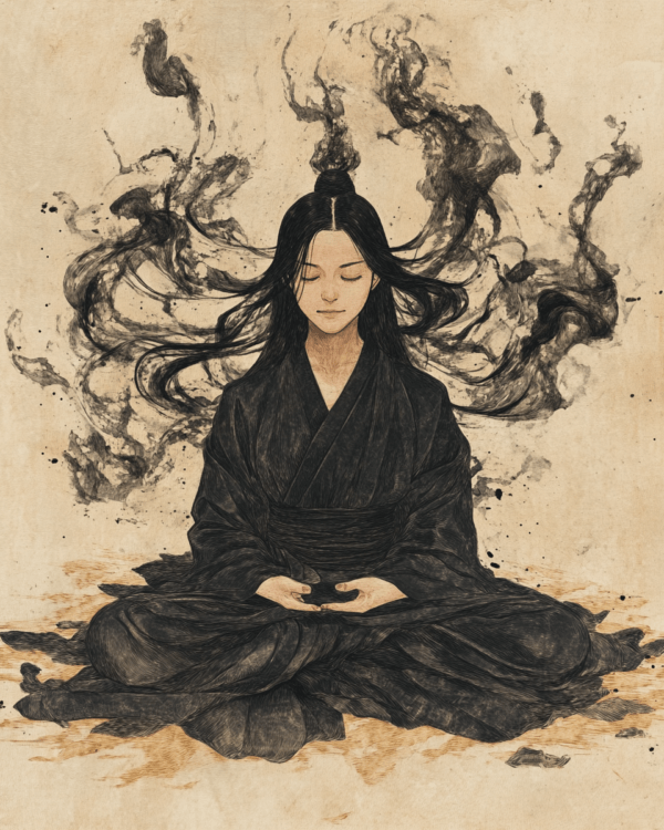 Japandi Meditation - Zen Art for Meditation Home Decor Wall Art Prints