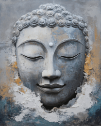 Stone Buddha - Zen Art for Meditation Home Decor Wall Art Prints