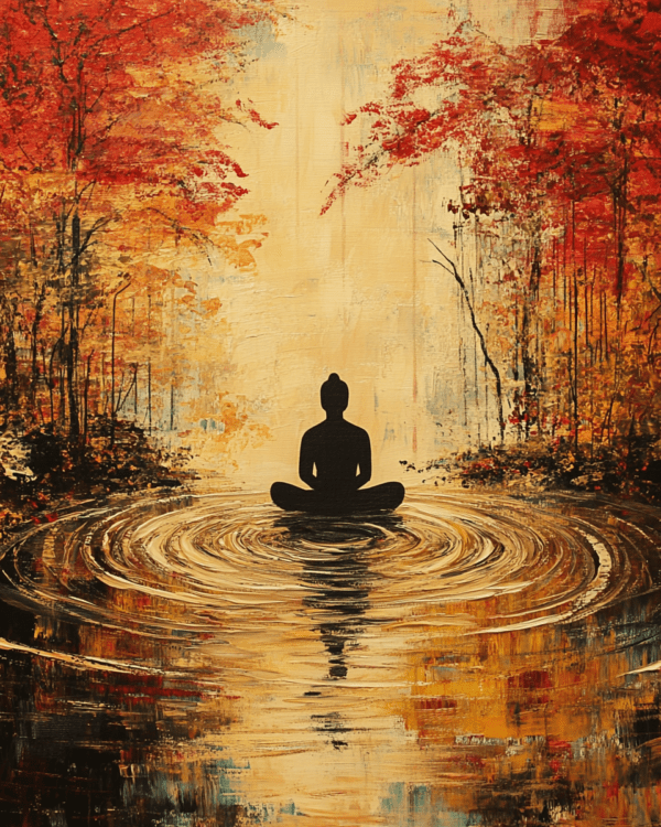 Serene Buddha - Zen Art for Meditation Home Decor Wall Art Prints