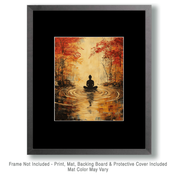 Serene Buddha - Zen Art for Meditation Home Decor Wall Art Prints