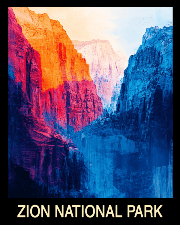 Inspirational - Zion National Park Souvenir Home Decor Wall Art Prints