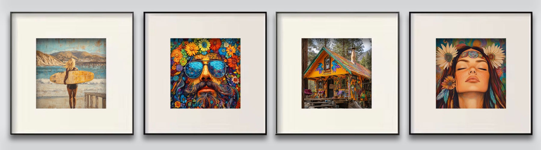 California Name Drop Art Prints