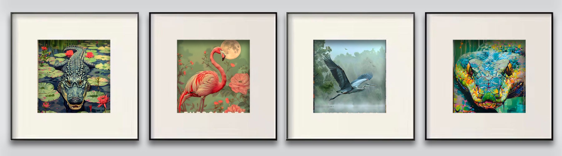 Everglades Name Drop Art Prints