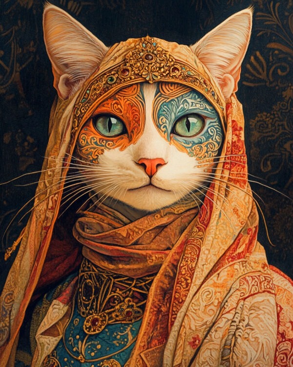 Arabian - Cat and Kitten Wall Art Prints