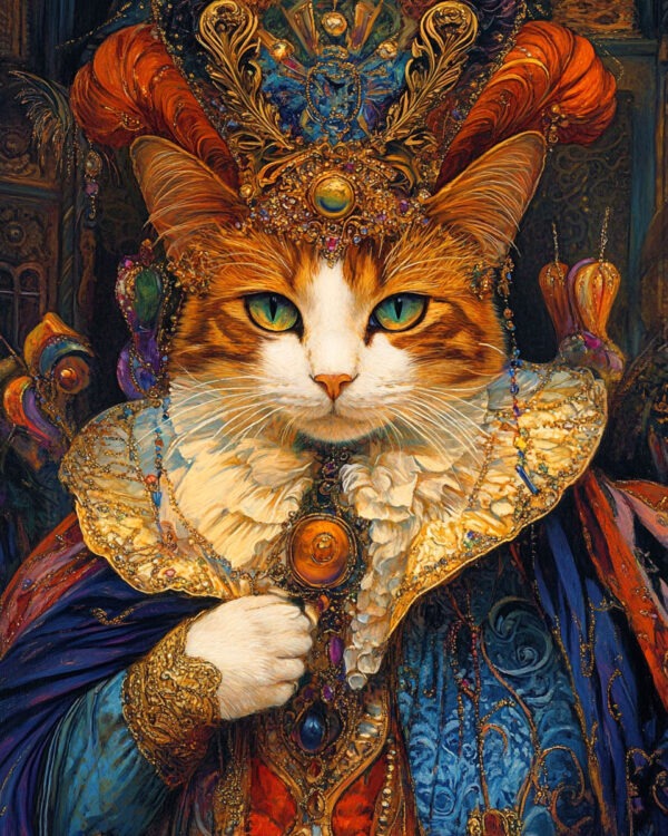 Royal Prince - Cat and Kitten Wall Art Prints