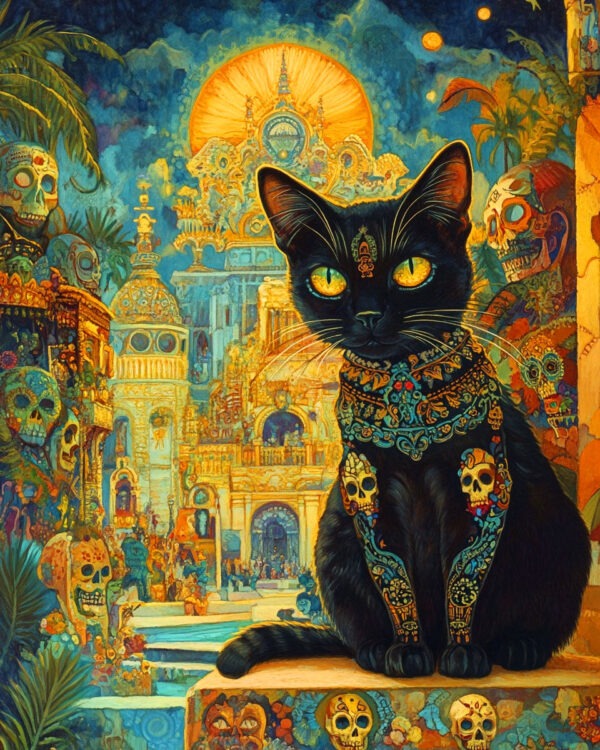 Muerte Gata - Cat and Kitten Wall Art Prints