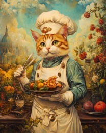 Kitty Cook - Cat and Kitten Wall Art Prints