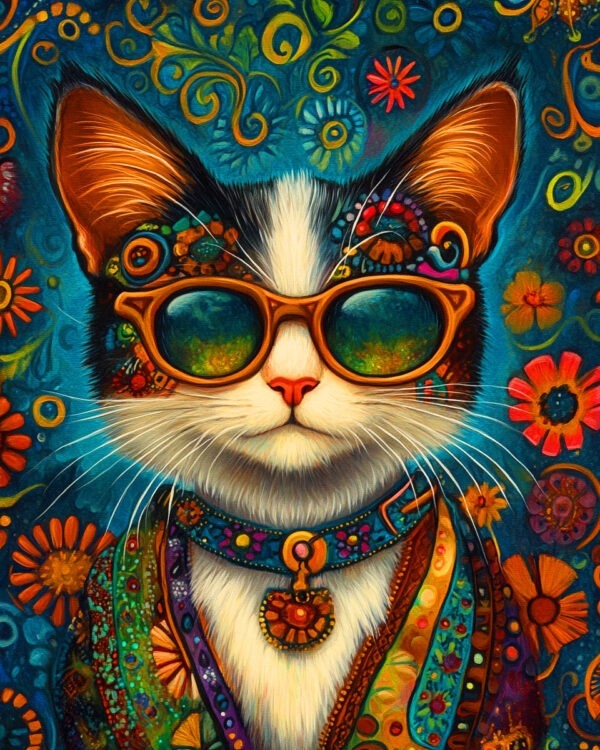 70's Kat - Cat and Kitten Wall Art Prints