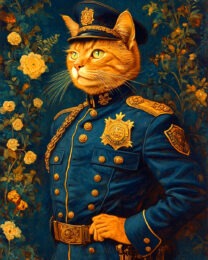 Constable Kat - Cat and Kitten Wall Art Prints