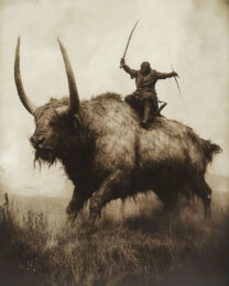 Grog Goes for a Ride - Cryptozoology Wall Art Prints