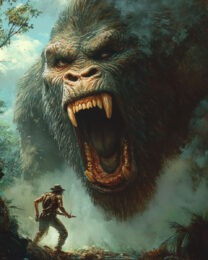 Kong's Roar - Cryptozoology Wall Art Prints