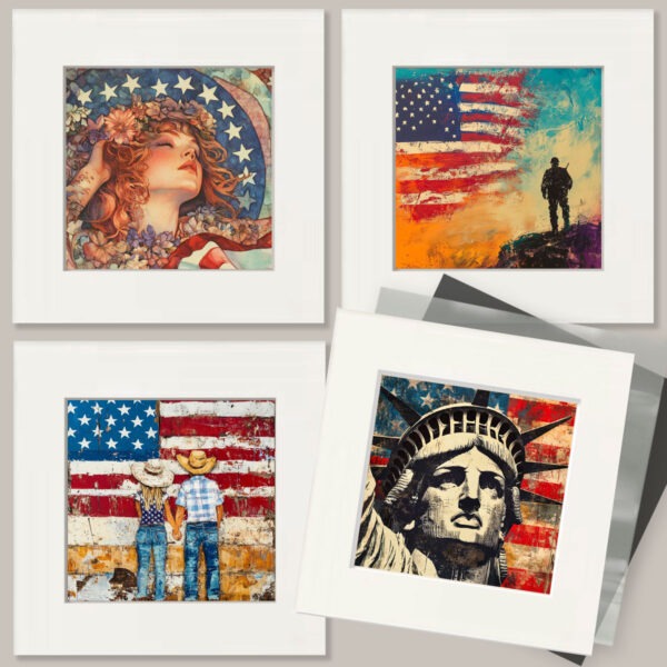 America USA Patriotic Art Prints