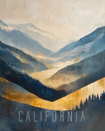 Mountain Range - California Art Print Collection