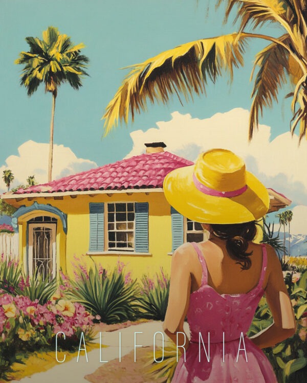 Sunny Day - California Art Print Collection