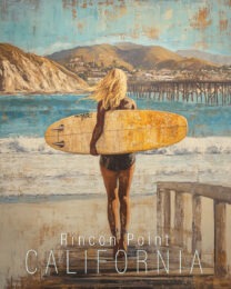 Surfs Up - California Art Print Collection