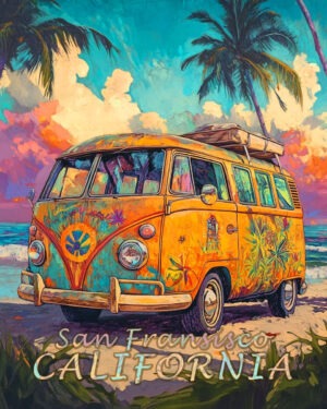 Van - California Art Print Collection