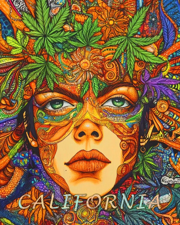 Pot Head - California Art Print Collection