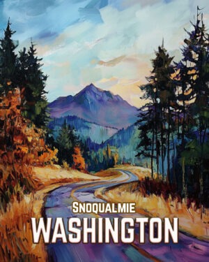 Country Road - Washington State Art Print Collection