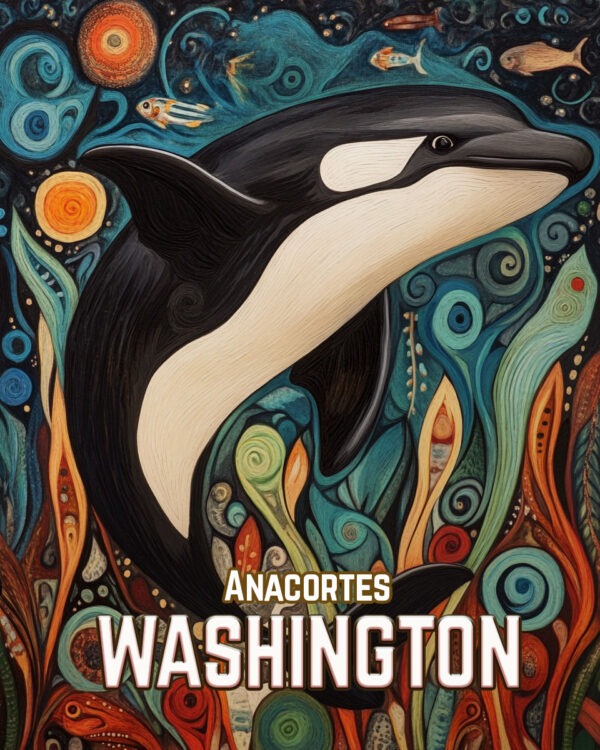 Killer Whale - Washington State Art Print Collection