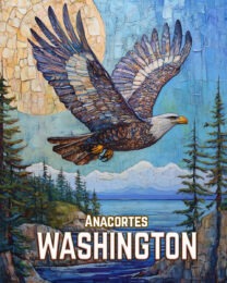 Bald Eagle - Washington State Art Print Collection