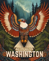 Eagle - Washington State Art Print Collection