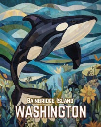 Nouveau Killer Whale - Washington State Art Print Collection