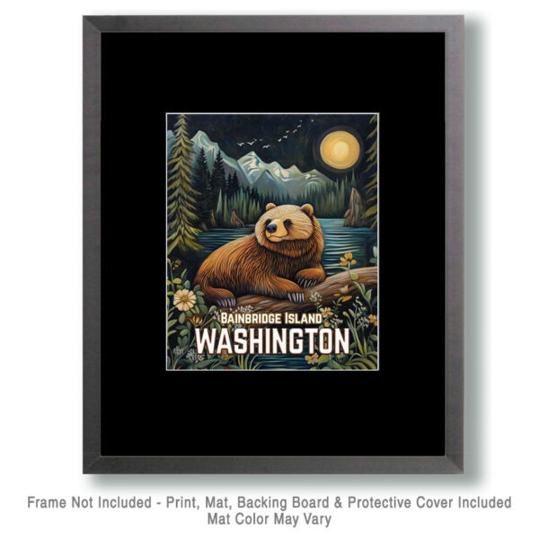 Brown Bear - Washington State Art Print Collection