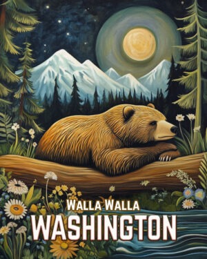 Sleeping Bear - Washington State Art Print Collection