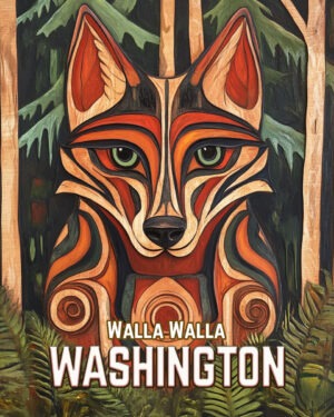 Coyote - Washington State Art Print Collection