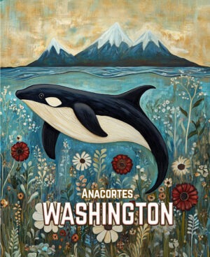 Orca - Washington State Art Print Collection