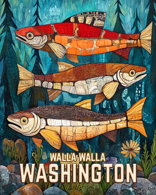 Trout - Washington State Art Print Collection