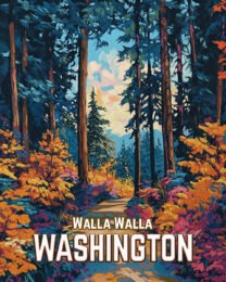 Woodland Path - Washington State Art Print Collection