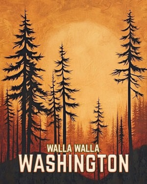 Just After Sunrise - Washington State Art Print Collection