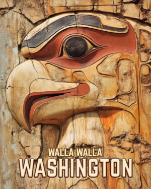 Wood Eagle - Washington State Art Print Collection