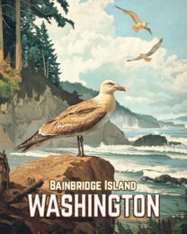 Sea Gulls - Washington State Art Print Collection