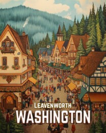 Leavenworth Village - Washington State Art Print Collection