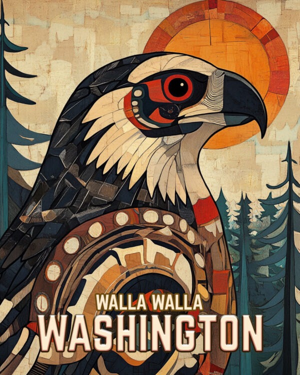 Eagle - Washington State Art Print Collection