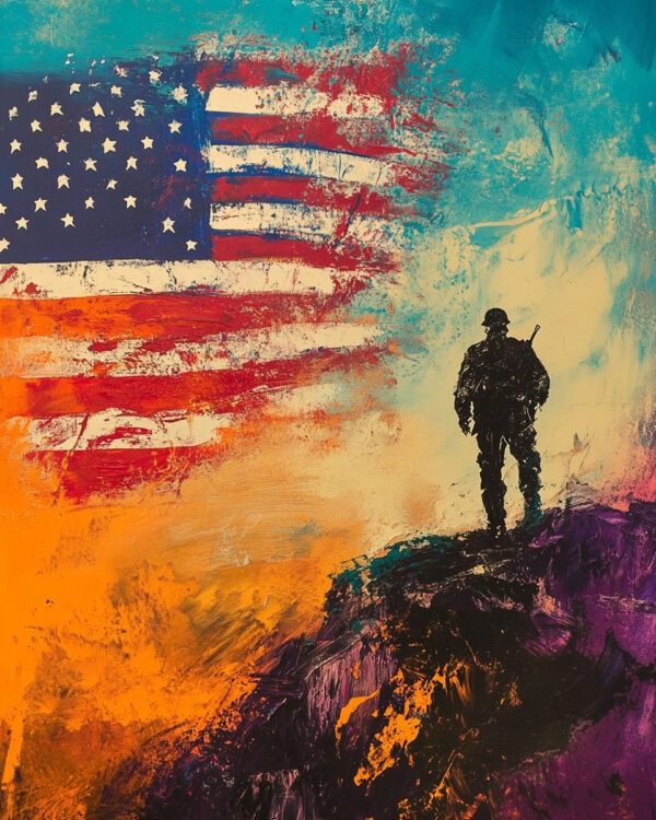 Soldier - American USA Patriotic Wall Art Prints