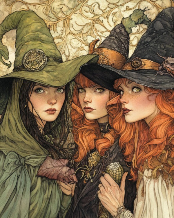 Twisted Sisters - Witch and Witches Wall Art Prints