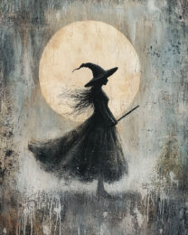 Midnight Ride - Witch and Witches Wall Art Prints