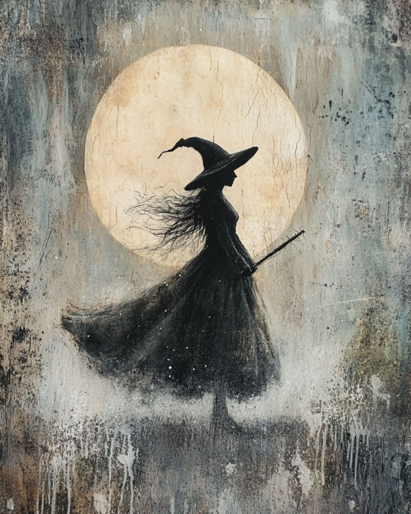 Midnight Ride - Witch and Witches Wall Art Prints