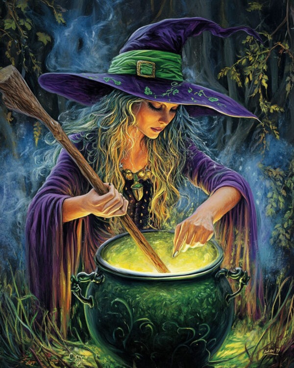 Witches Brew - Witch and Witches Wall Art Prints