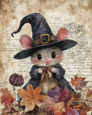 Mousekin - Witch and Witches Wall Art Prints