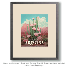 Blooming Cactus - Tucson Arizona Art
