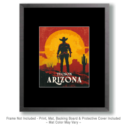 Gunfighter Silhouette - Tucson Arizona Art