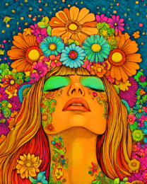 Floral Dream - Vintage 60's & 70's Art