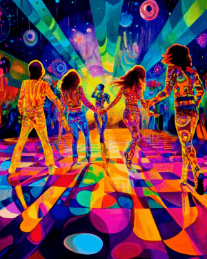 Disco Club - Retro 60's & 70's Art